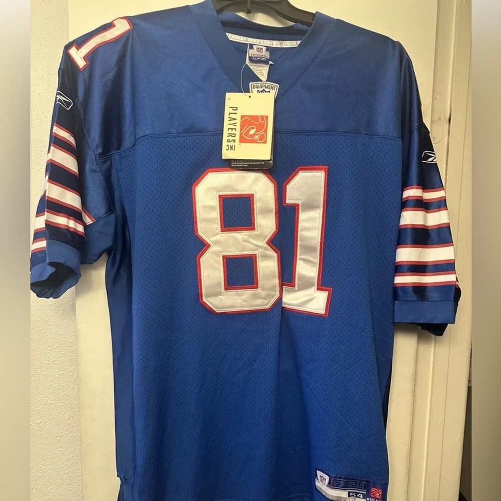 NWT Reebok NFL Buffalo Bills Stitched Jersey Terrell Owens Unisex Adult Size 54